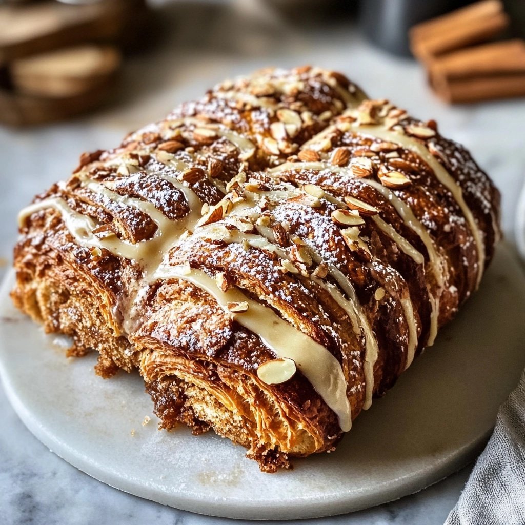 Giant Gingerbread Almond Croissant Recipe