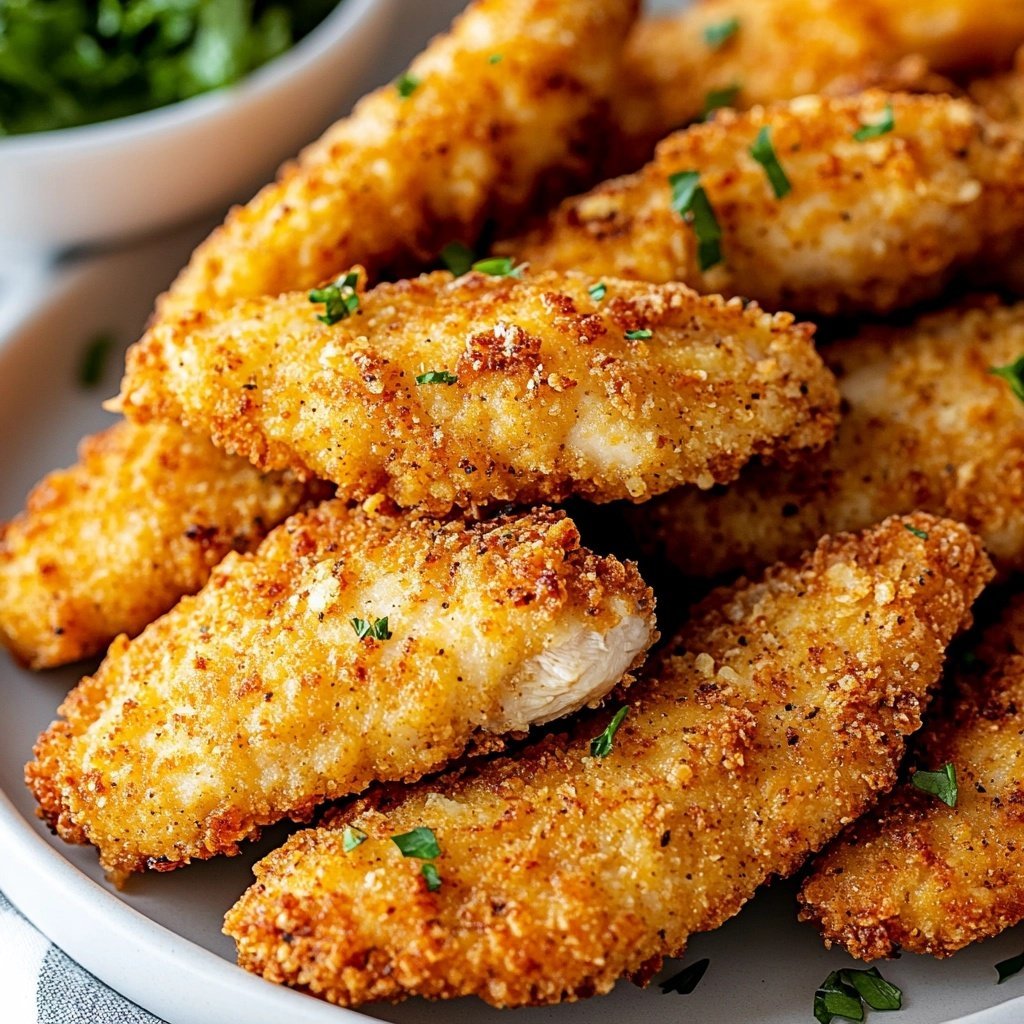 Crispy Homemade Baked Chicken Tenders: Easy Recipe