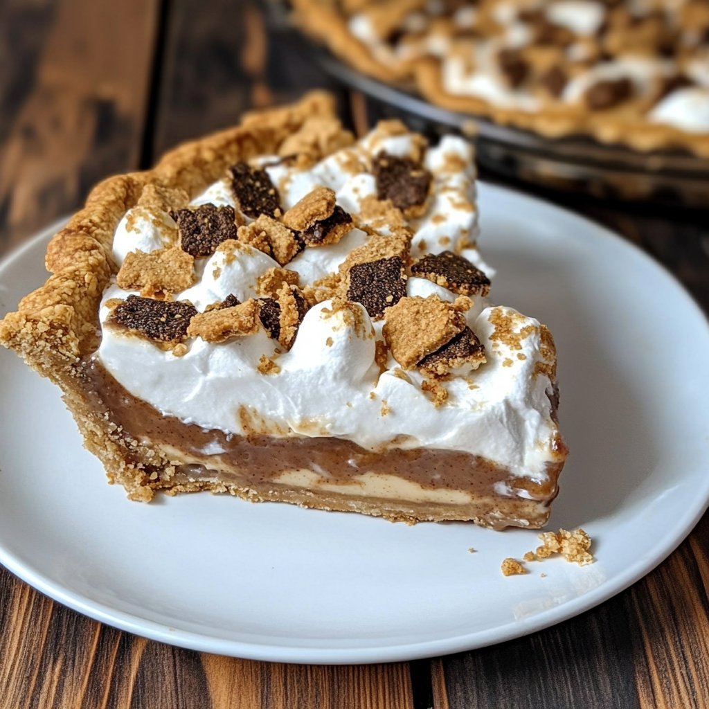 S’mores Pie Recipe With Graham Cracker Crust