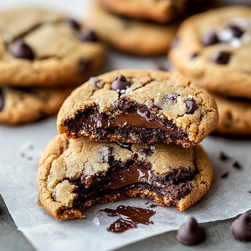 Nutella-Stuffed Chocolate Chip Cookies Recipe