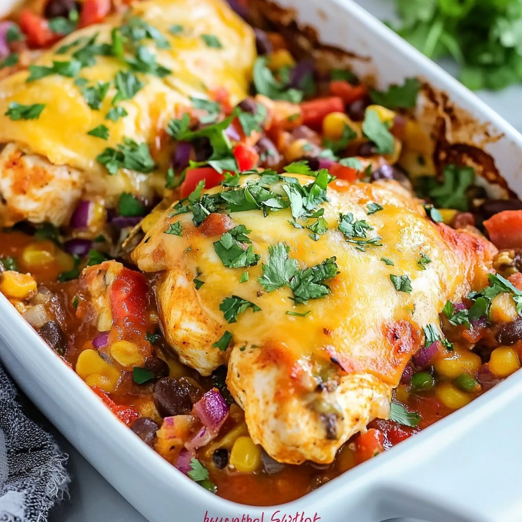 Baked Southwest Chicken Recipe: Flavorful and Easy