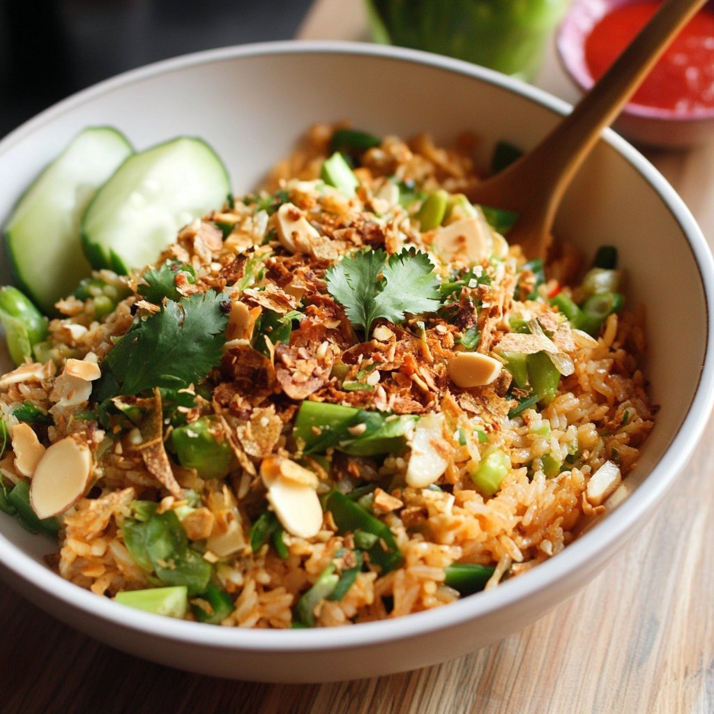 Satay Crispy Rice Salad: A Flavorful Delight