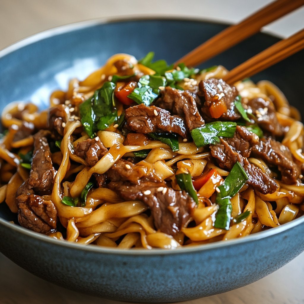 Hoisin Beef Noodles Recipe