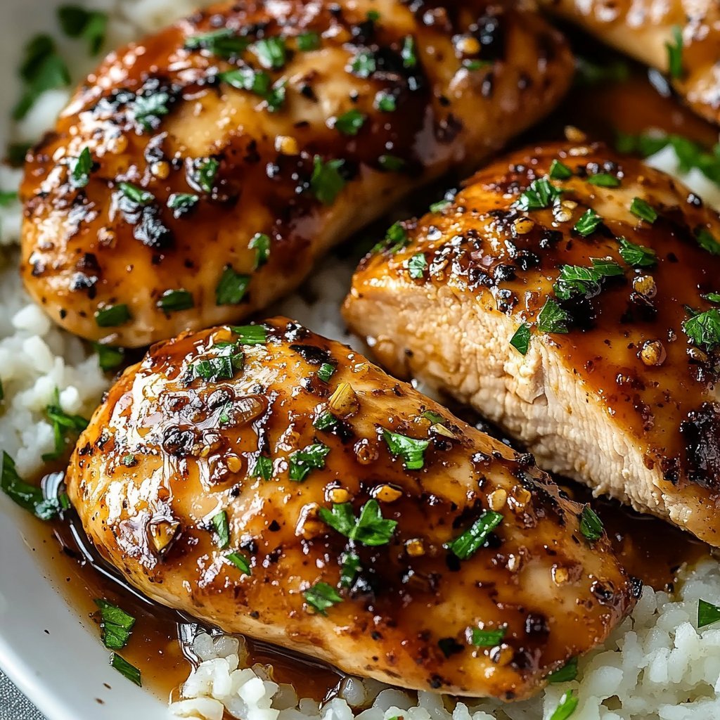 Honey Garlic Chicken Breasts