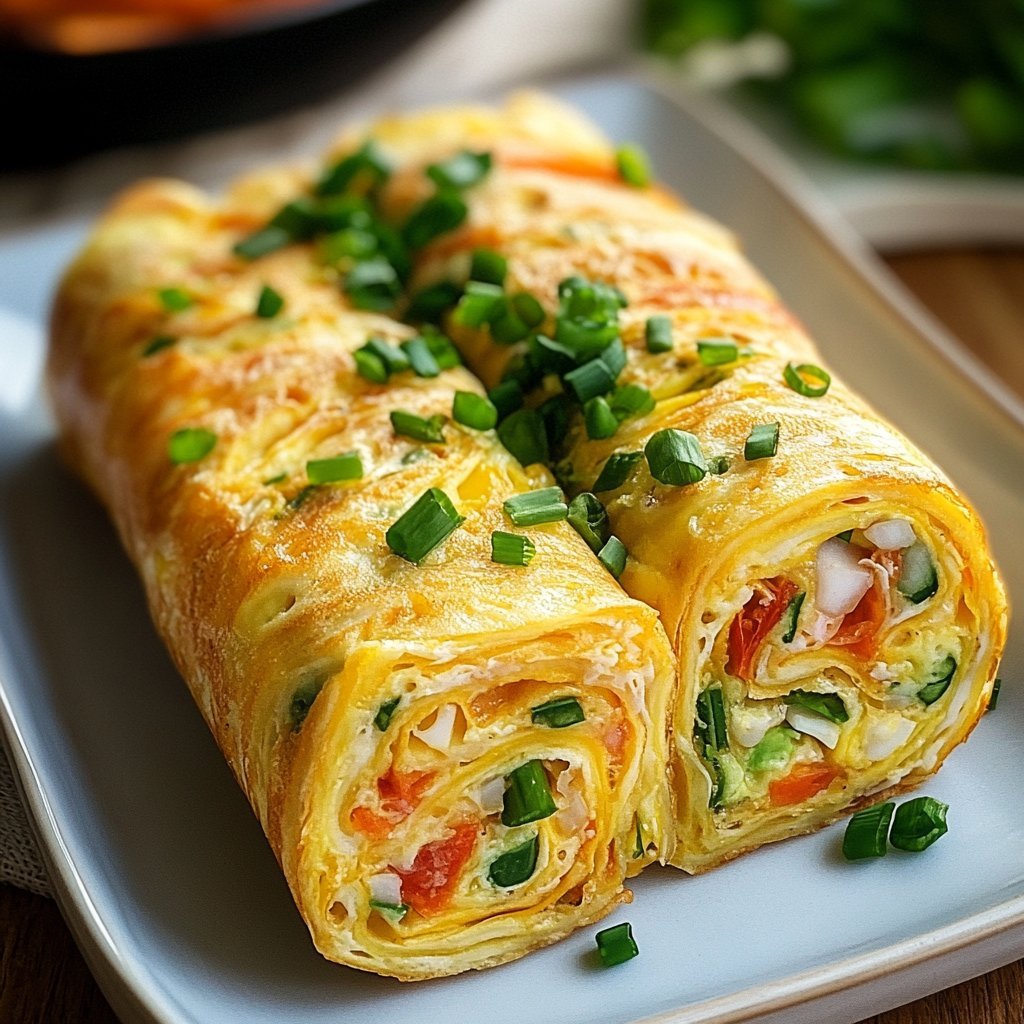 Gyeran Mari Korean Rolled Omelette