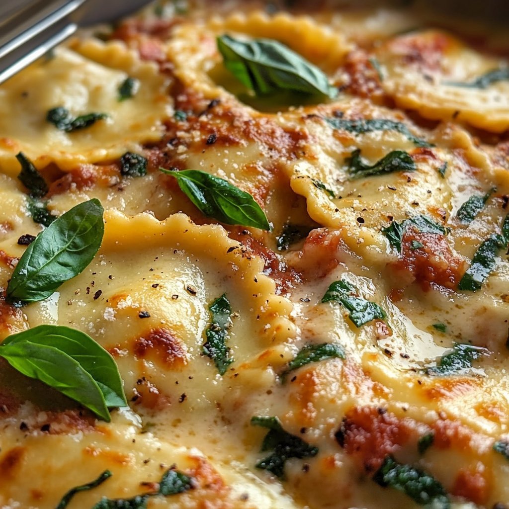 Creamy Tuscan Ravioli