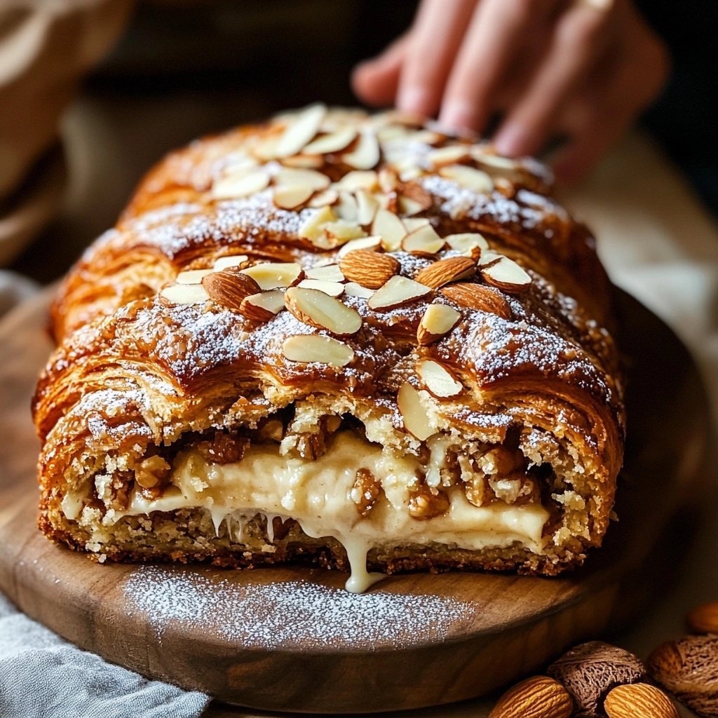 Giant Gingerbread Almond Croissant Recipe