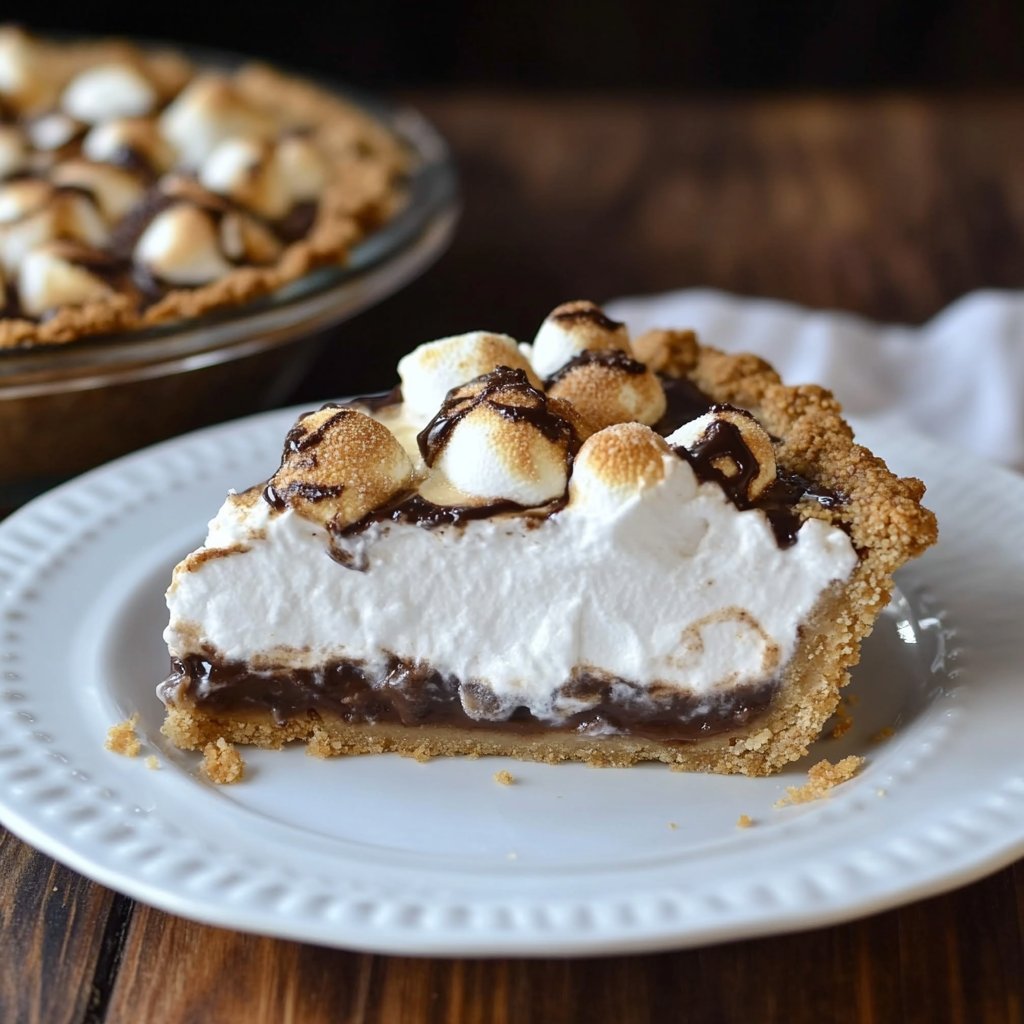 S’mores Pie Recipe With Graham Cracker Crust