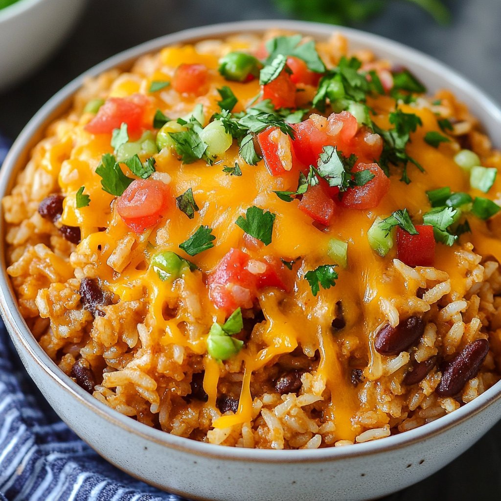 Cheesy Taco Rice: A Flavorful Fiesta Dish