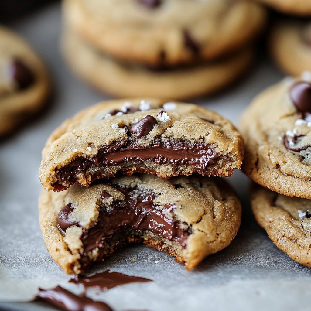 Nutella-Stuffed Chocolate Chip Cookies Recipe