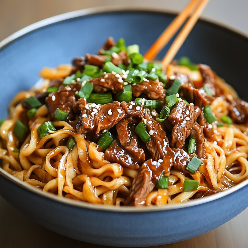 Hoisin Beef Noodles Recipe