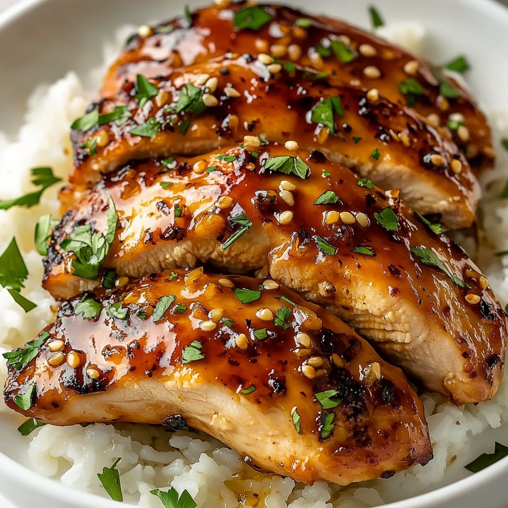 Honey Garlic Chicken Breasts