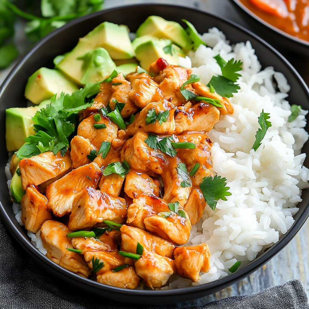 Coconut Chicken Rice Bowl