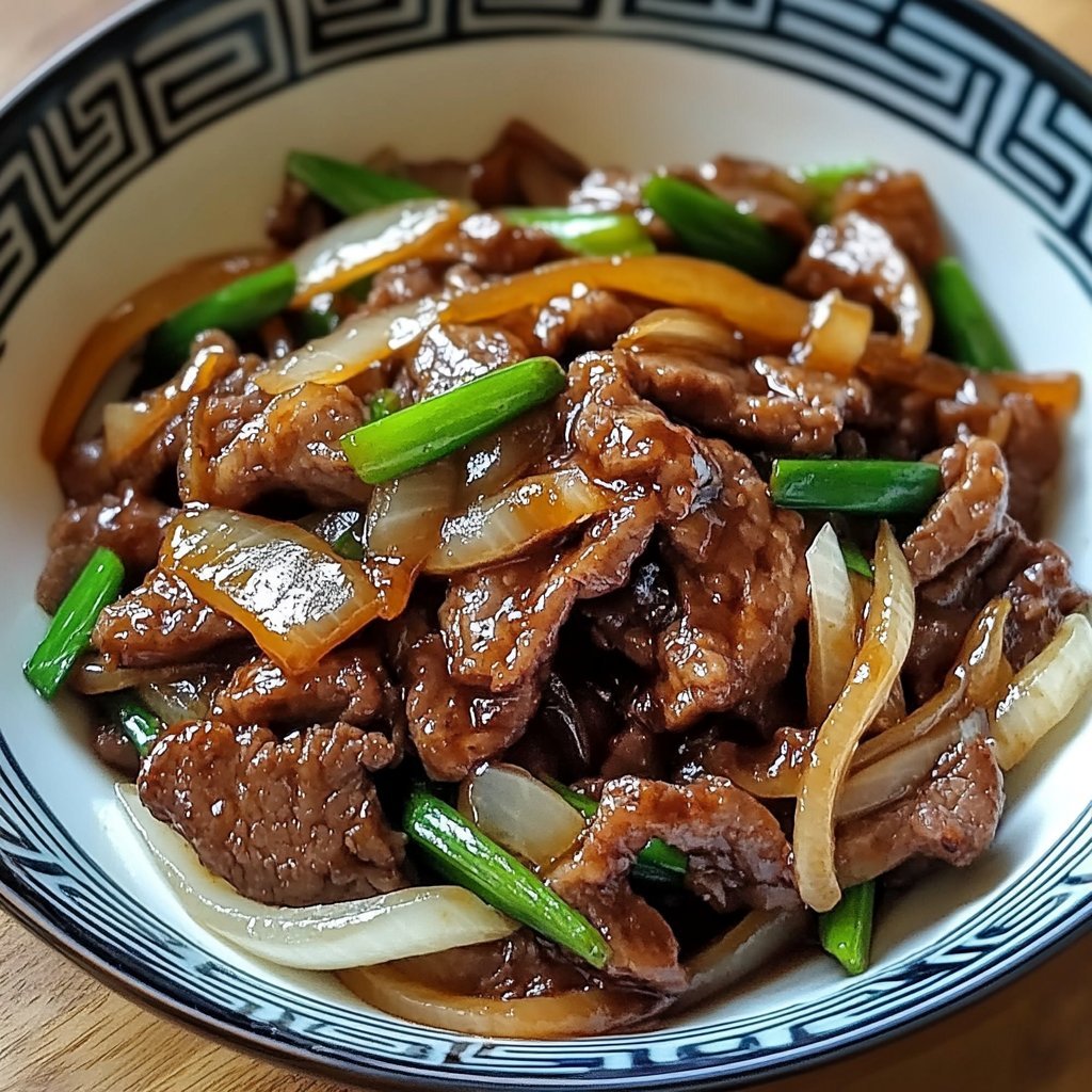 Chinese Beef and Onion Stir-Fry