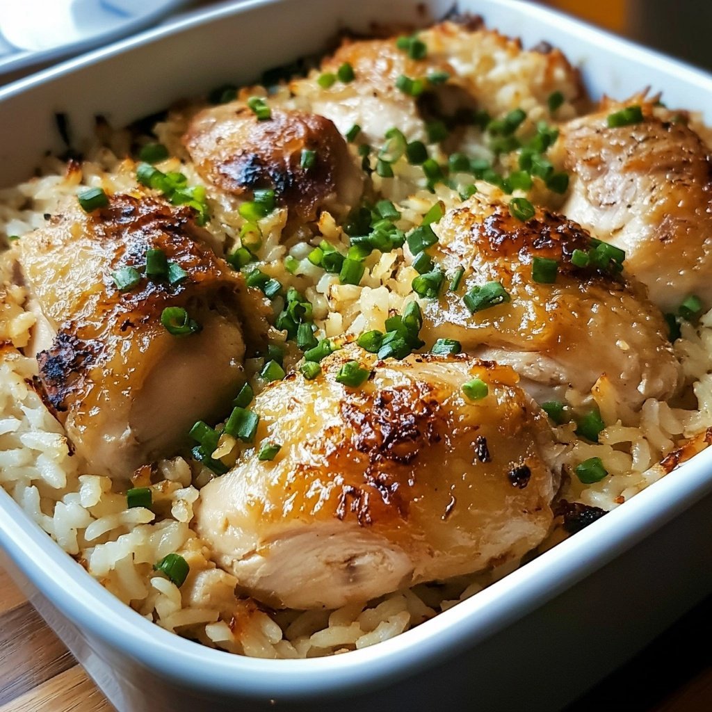 Oven Baked Chicken Rice: Easy & Delicious Recipe