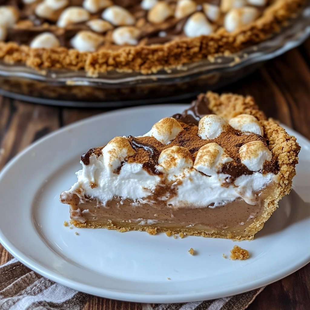 S’mores Pie Recipe With Graham Cracker Crust