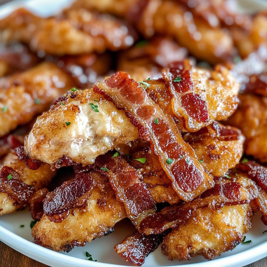 Bacon Brown Sugar Chicken Tenders Recipe