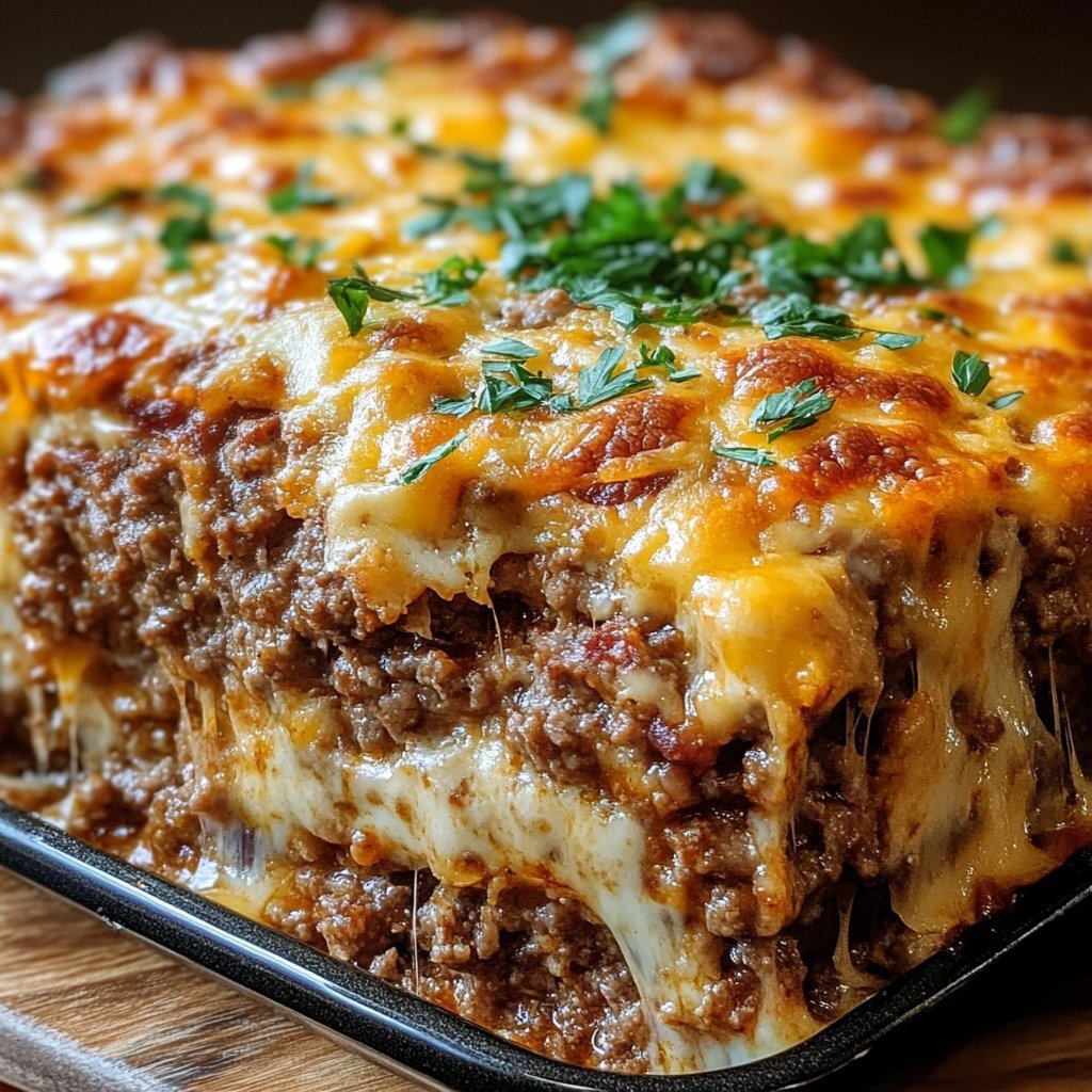 Cheesy Loaded Meatloaf Casserole Recipe