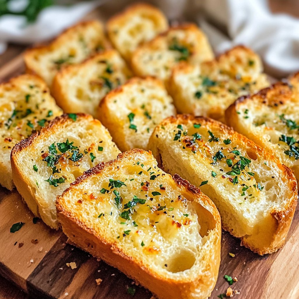 Easy Homemade Garlic Bread with Sliced Bread Recipe