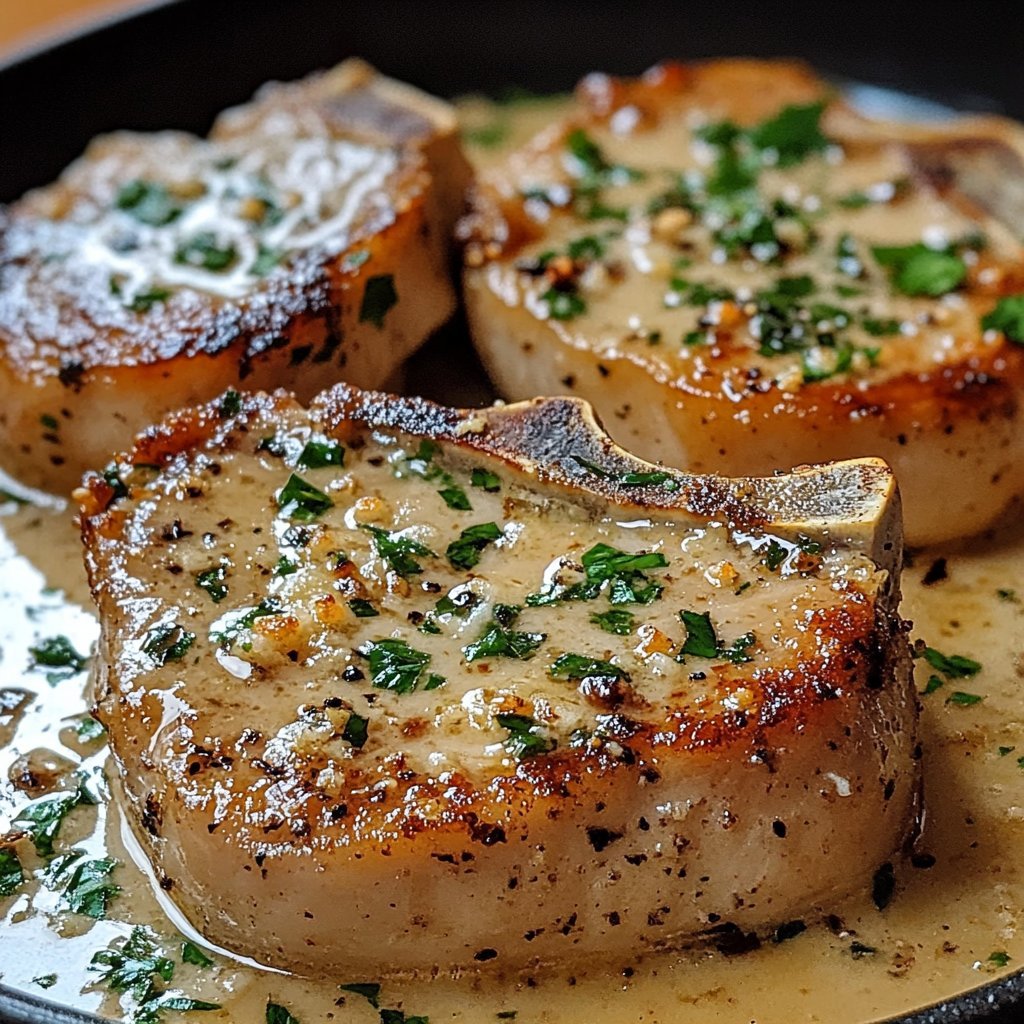 Garlic Parmesan Pork Chops