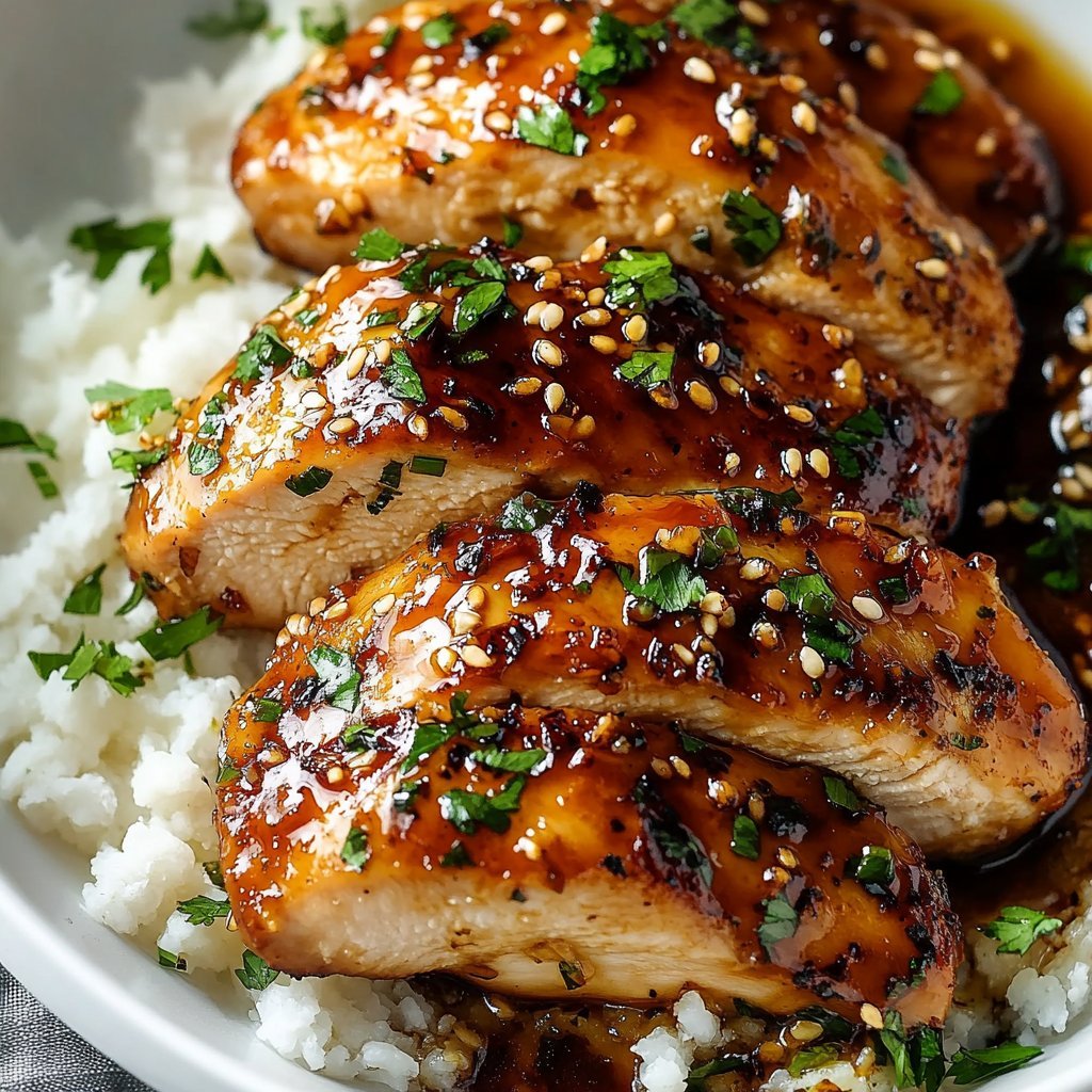 Honey Garlic Chicken Breasts