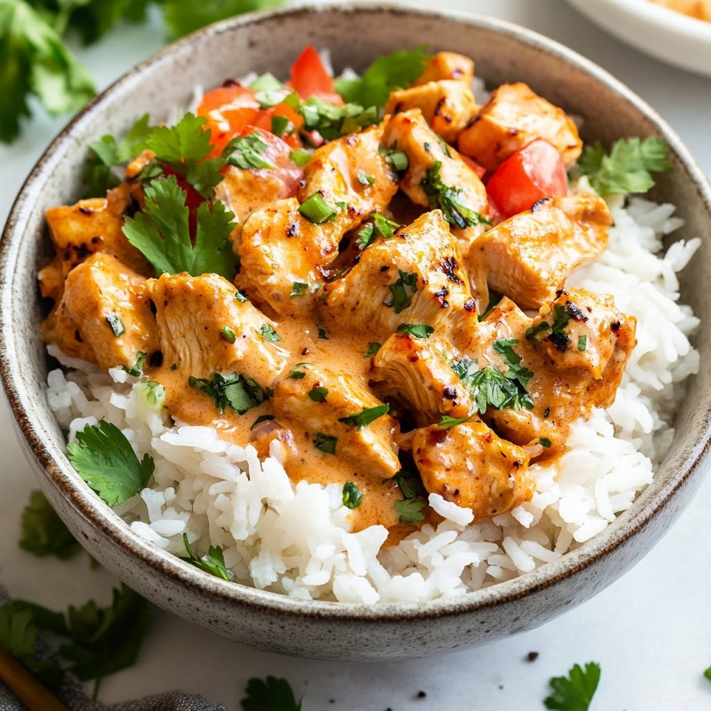 Coconut Chicken Rice Bowl