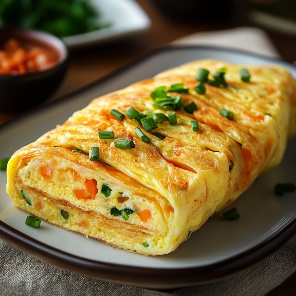 Gyeran Mari Korean Rolled Omelette